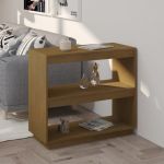 Bibliotecă, maro, 80x35x71 cm, lemn masiv de pin GartenMobel Dekor
