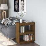 Bibliotecă, maro miere, 60x35x71 cm, lemn masiv de pin GartenMobel Dekor
