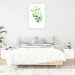 Noptiere, 2 buc., alb, 40x39x40 cm GartenMobel Dekor