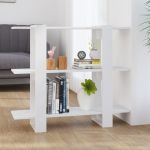 Bibliotecă/Separator cameră, alb, 100x30x87 cm GartenMobel Dekor