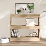 Bibliotecă/Separator cameră, stejar sonoma, 80x30x72 cm GartenMobel Dekor