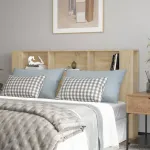 Tăblie de pat cu dulap, stejar sonoma, 180x18,5x104,5 cm GartenMobel Dekor