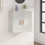 Dulap de perete, gri beton, 60x30x60 cm, lemn prelucrat  GartenMobel Dekor