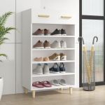 Pantofar, alb, 60x35x105 cm, lemn compozit GartenMobel Dekor