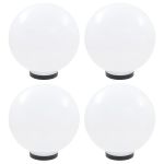 Lămpi glob cu LED, 4 buc., 30 cm, PMMA, sferic GartenMobel Dekor
