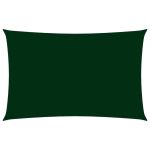 Parasolar, verde închis, 2x5 m, țesătură oxford, dreptunghiular GartenMobel Dekor
