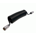 Cablu electric curent Carpoint flexibil pentru remorca cu 7 pini cu fisa metalica si conectie pt lampa ceata AutoDrive ProParts