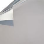 Easyprotec Folie permanentă pentru geam tip oglindă 90x250 cm argintiu GartenMobel Dekor