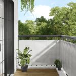 Paravan de balcon gri deschis 90x300 cm 100% poliester oxford GartenMobel Dekor