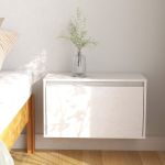 Dulap de perete, alb, 60x30x35 cm, lemn masiv de pin GartenMobel Dekor