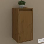 Dulap de perete, maro miere, 30x30x60 cm, lemn masiv de pin GartenMobel Dekor