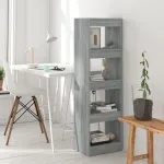 Bibliotecă/Separator cameră, gri sonoma, 40x30x135 cm GartenMobel Dekor