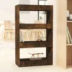Bibliotecă/Separator cameră, stejar fumuriu, 60x30x103 cm PAL   GartenMobel Dekor