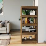 Bibliotecă/Separator stejar maro, 60x30x135 cm, lemn prelucrat GartenMobel Dekor