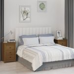 Noptiere, 2 buc, maro miere, 40x35x61,5 cm, lemn masiv de pin GartenMobel Dekor