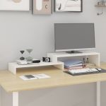 Suport pentru monitor, (52-101)x22x14 cm, lemn masiv de pin GartenMobel Dekor