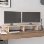 Suport pentru monitor, 100x27x15 cm, lemn masiv de pin GartenMobel Dekor