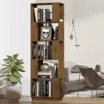 Bibliotecă/Separator cameră maro miere, 51x25x163,5 cm lemn pin GartenMobel Dekor
