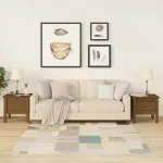 Mese laterale 2 buc. maro miere 40x40x39 cm lemn masiv de pin GartenMobel Dekor