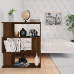 Bibliotecă/Separator, stejar maro, 80x24x96 cm , lemn prelucrat GartenMobel Dekor
