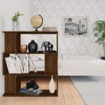 Bibliotecă/Separator, stejar maro, 80x24x96 cm , lemn prelucrat GartenMobel Dekor
