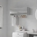 Șifonier, gri sonoma, 100x32,5x35 cm, lemn prelucrat GartenMobel Dekor