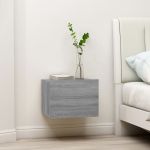 Noptiere, 2 buc., gri sonoma, 40x30x30 cm, lemn prelucrat GartenMobel Dekor