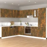 Dulap suspendat, stejar fumuriu, 60x31x40 cm, lemn prelucrat GartenMobel Dekor