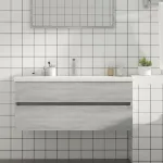 Dulap de chiuvetă, sonoma gri, 100x38,5x45 cm, lemn prelucrat GartenMobel Dekor