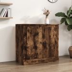 Servantă, stejar afumat, 70x35,5x67,5 cm, lemn prelucrat GartenMobel Dekor