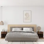 Noptiere, 2 buc., stejar fumuriu, 43x36x50 cm GartenMobel Dekor