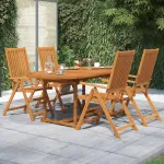 Set mobilier de grădină, 5 piese, lemn masiv de acacia GartenMobel Dekor