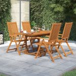 Set mobilier de grădină, 5 piese, lemn masiv de acacia GartenMobel Dekor