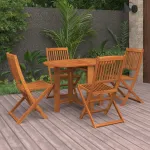 Set mobilier de grădină, 5 piese, lemn masiv de acacia GartenMobel Dekor