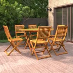 Set mobilier de grădină, 7 piese, lemn masiv de acacia GartenMobel Dekor