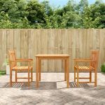 Set mobilier de grădină, 3 piese, lemn masiv de acacia GartenMobel Dekor