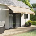 Pânză de rezervă copertină, multicolor, 4x3,5 m GartenMobel Dekor