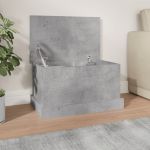 Cutie de depozitare, gri beton, 50x30x28 cm, lemn prelucrat GartenMobel Dekor
