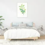 Noptiere, 2 buc., sonoma gri, 40x39x40 cm GartenMobel Dekor