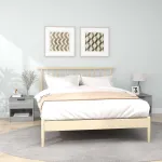 Noptiere de perete, 2 buc., gri sonoma, lemn prelucrat GartenMobel Dekor