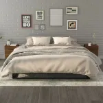 Noptiere, 2 buc., stejar maro, 40x35x47,5 cm GartenMobel Dekor