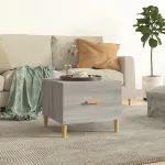 Măsuță de cafea, gri sonoma, 50x50x40 cm, lemn compozit GartenMobel Dekor