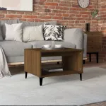 Măsuță de cafea, stejar maro, 60x50x40 cm, lemn compozit GartenMobel Dekor