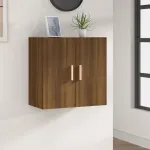Comodă TV de perete, stejar maro, 60x30x60 cm, lemn prelucrat GartenMobel Dekor