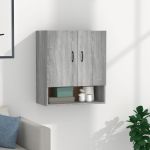 Dulap de perete, gri sonoma, 60x31x70 cm, lemn compozit GartenMobel Dekor