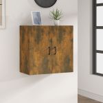 Dulap de perete, stejar fumuriu, 60x31x60 cm, lemn compozit GartenMobel Dekor