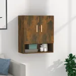 Dulap de perete, stejar fumuriu, 60x31x70 cm, lemn compozit GartenMobel Dekor
