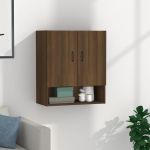 Dulap de perete, stejar maro, 60x31x70 cm, lemn prelucrat GartenMobel Dekor