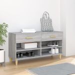 Pantofar, gri sonoma, 102x35x55 cm, lemn compozit GartenMobel Dekor
