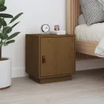 Noptieră, maro miere, 40x34x45 cm, lemn masiv de pin GartenMobel Dekor